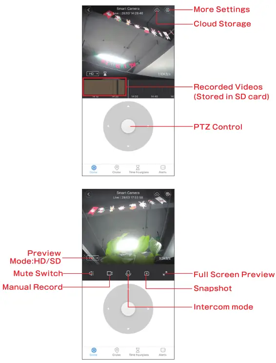 SV3C PG207 Y Series Wi Fi Camera - Video Playback