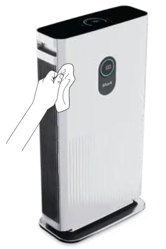 Shark HE600 Series HE600UK Air Purifier- Exterior Cleaning
