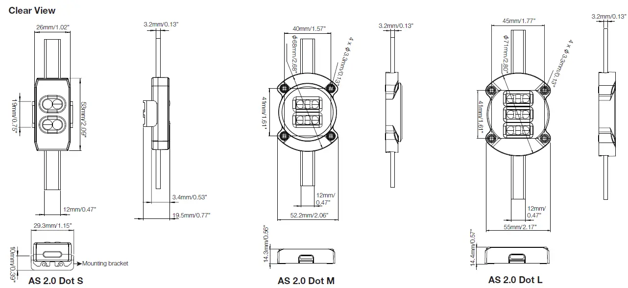 OSRAM ARCHISHAPE 2.0 Dot S-M-L fig 1