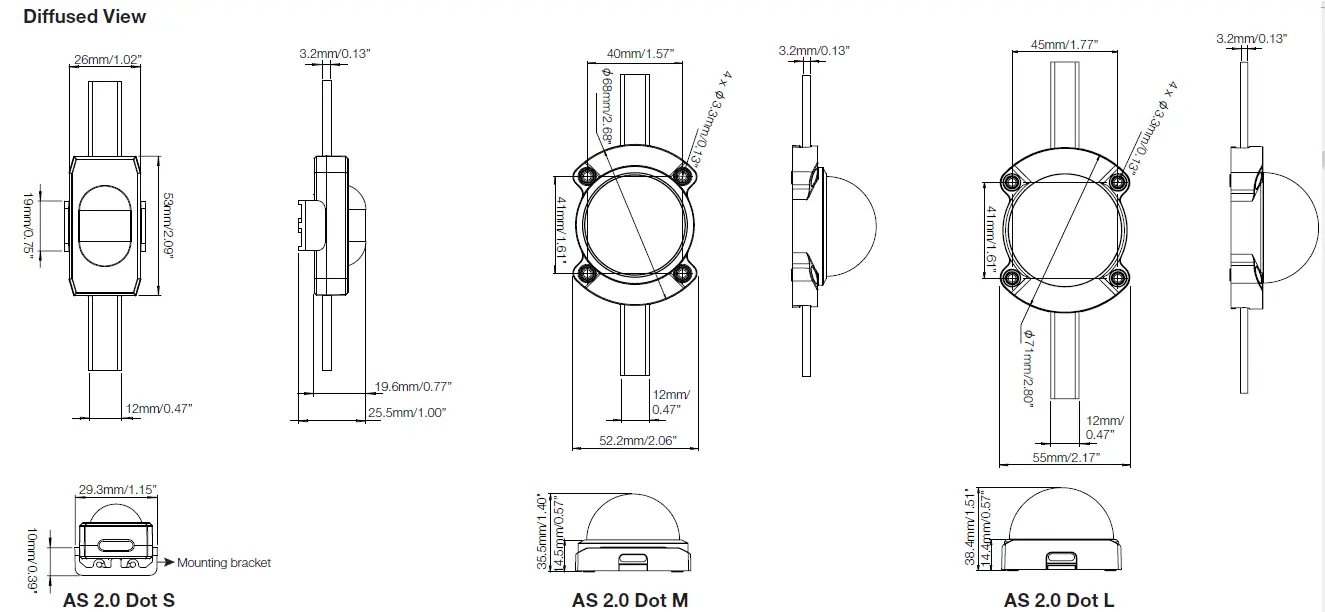 OSRAM ARCHISHAPE 2.0 Dot S-M-L fig 2