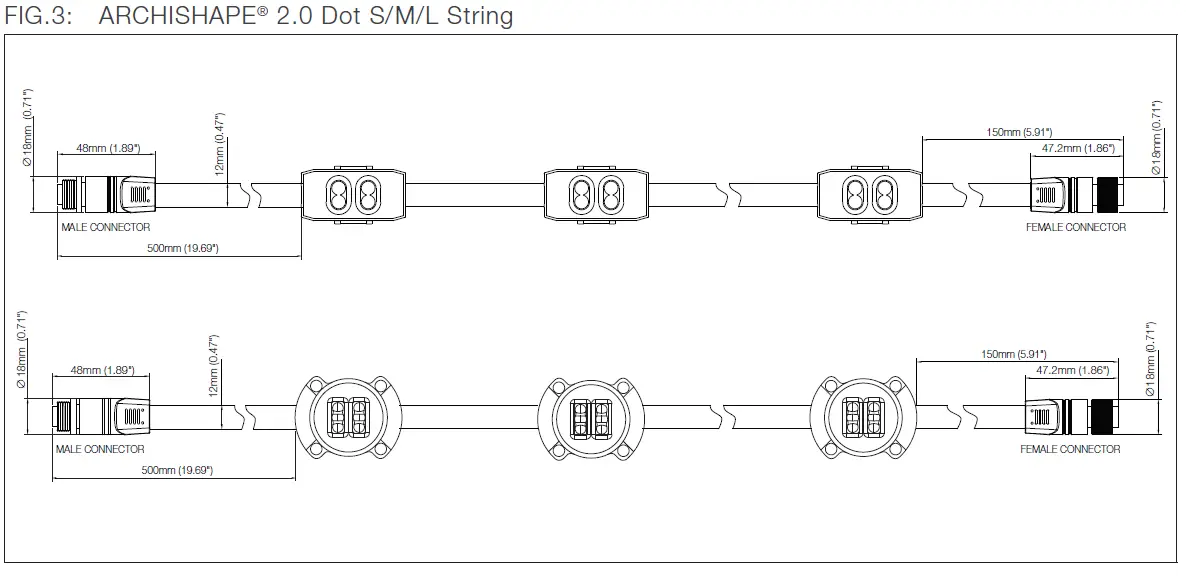 OSRAM ARCHISHAPE 2.0 Dot S-M-L fig 6