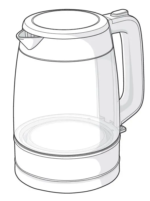 AEG GK4-1-4GB Deli 4 Glass Kettle