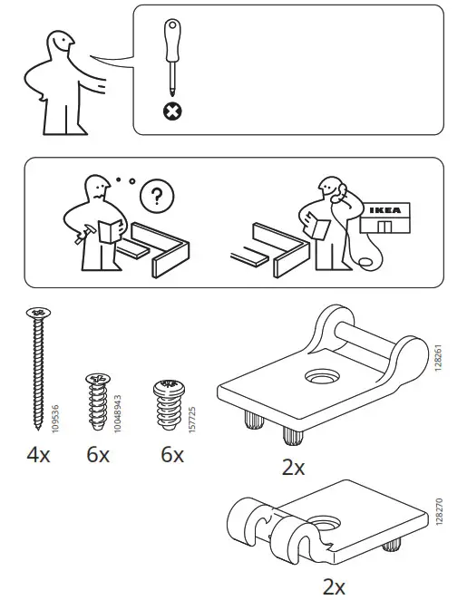 IKEA 304 889 66 MÅLA Easel Softwood- 2