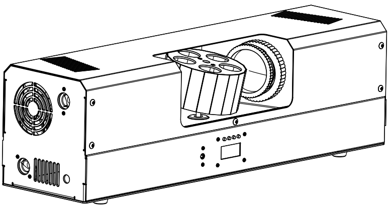 CHAUVET DJ Gobozap 2x 90W LED In Air Gobo Sweeping Lighte