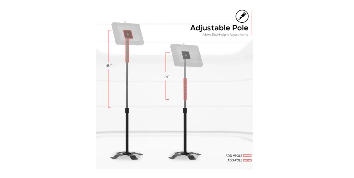 Cta Digital Pad-afsvp Vesa-compatible Height-adjustable Floor Stand User Manual