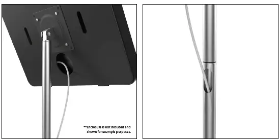 CTA Digital PAD-AFSVP VESA-Compatible Height-Adjustable Floor Stand fig 4