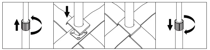 CTA Digital PAD-AFSVP VESA-Compatible Height-Adjustable Floor Stand fig 5
