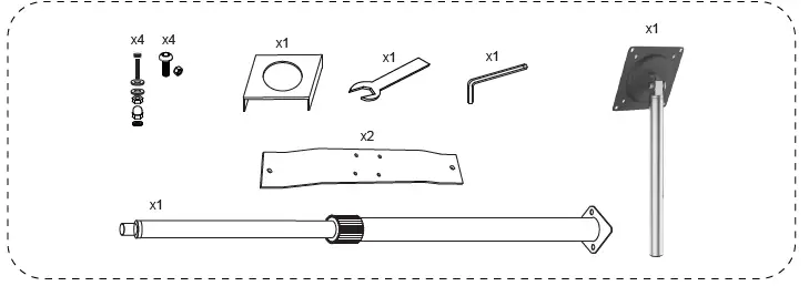 CTA Digital PAD-AFSVP VESA-Compatible Height-Adjustable Floor Stand logo