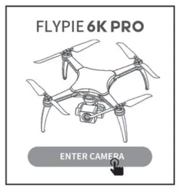 FlyPie 6K Pro Drone - camera