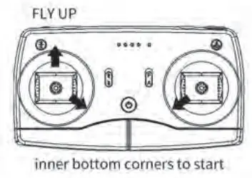 FlyPie 6K Pro Drone - fly up