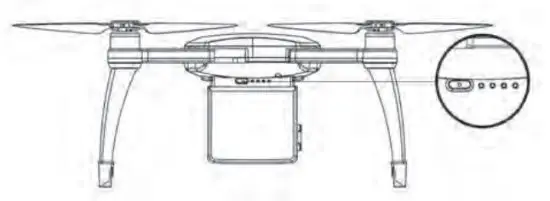 FlyPie 6K Pro Drone - power buttons