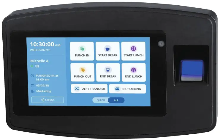 workwell JR2000 Cloud Tablet Time Clock - cover