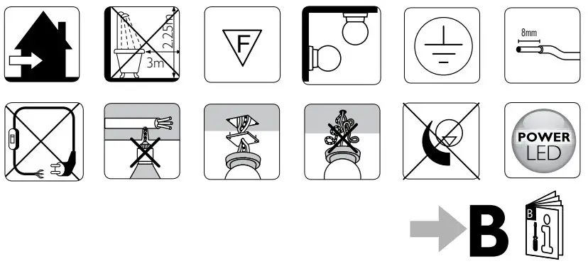 PHILIPS 562434816 Dimmable LED Star Triple Spot Light - fig2