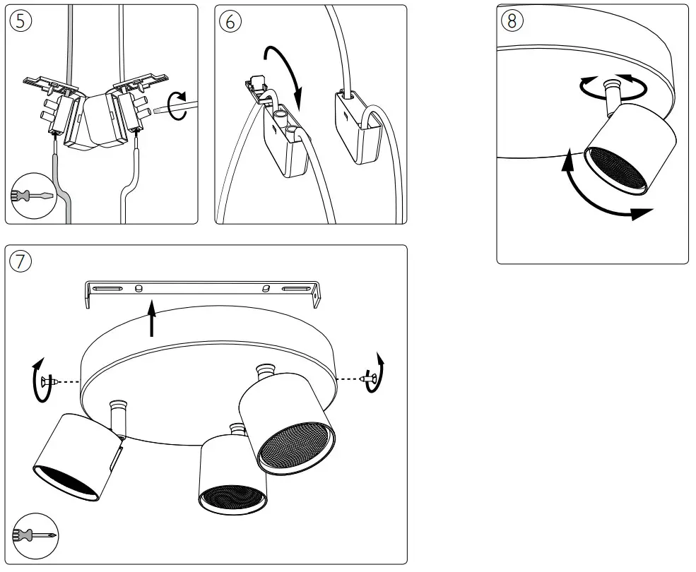 PHILIPS 562434816 Dimmable LED Star Triple Spot Light - fig5