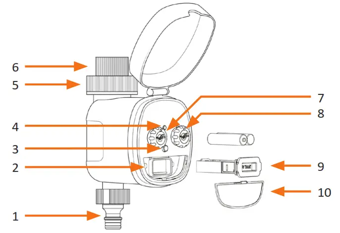 BRANDSON 304258 Watering Clock - Product details