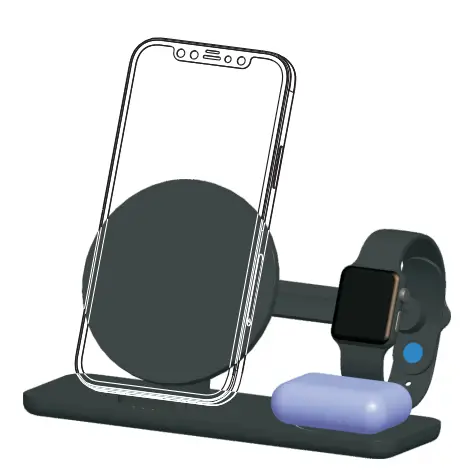 Shenzhen Itian Technology A5 Wireless Charger User Guide - Charging status