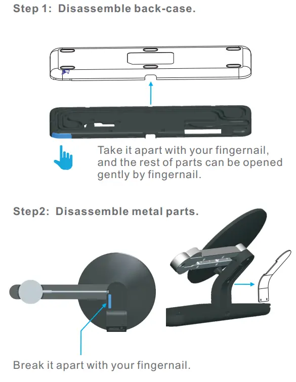 Shenzhen Itian Technology A5 Wireless Charger User Guide - About steps to assemble Apple watch magetic charger cable
