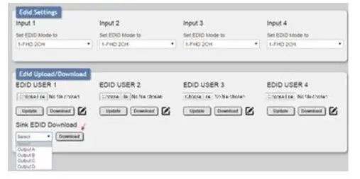 OPTICIS OHM - 44UHD HDMI 2.0 4x4 Matrix-fig18