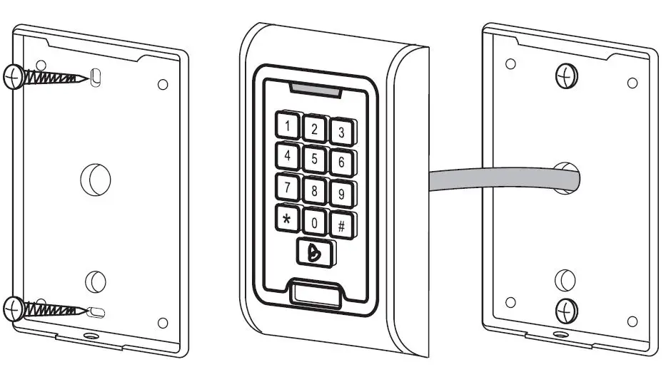 SIB-S100EM-Standalone-Keypad-AccesS-Control-FIG-1
