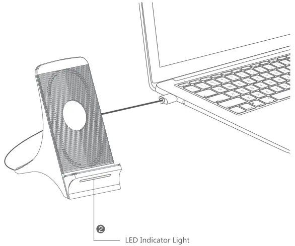 Connect to Laptop for Charging