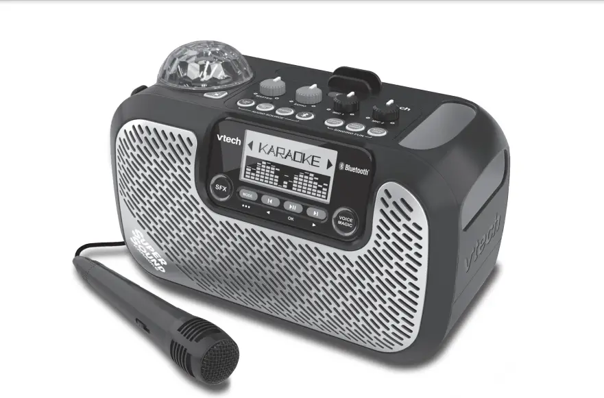 Vtech 5474 Super Sound Karaoke Speaker Instruction Manual