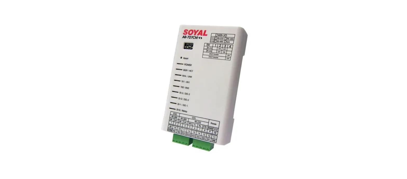Soyal Ar-485rep-v3 Multiple Isolated Rs4485 Repeater Instruction Manual