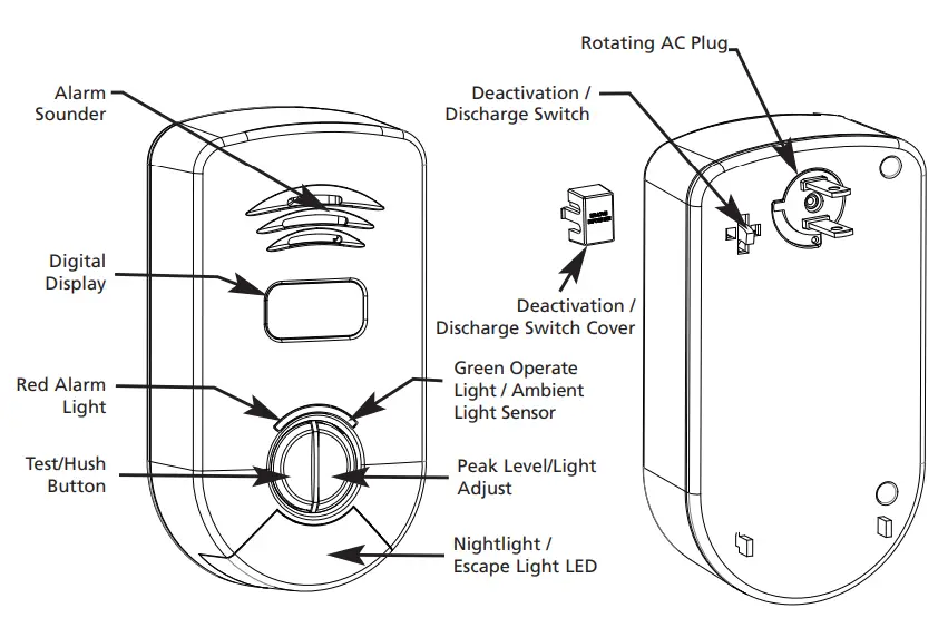 Kidde KN COP DP 10YH Carbon Monoxide Alarm - Product Features and Specifications