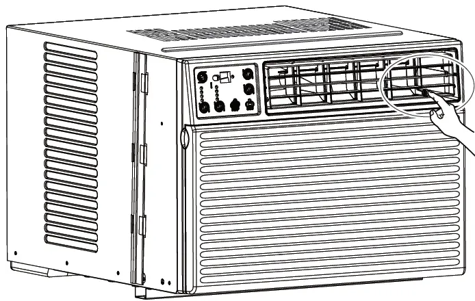 GREE GJC08BK-A6NRNC5B Window Type Air Conditioner 11