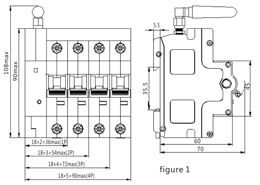tuya WCB100 Wi-Fi Smart Circuit Breaker fig 1