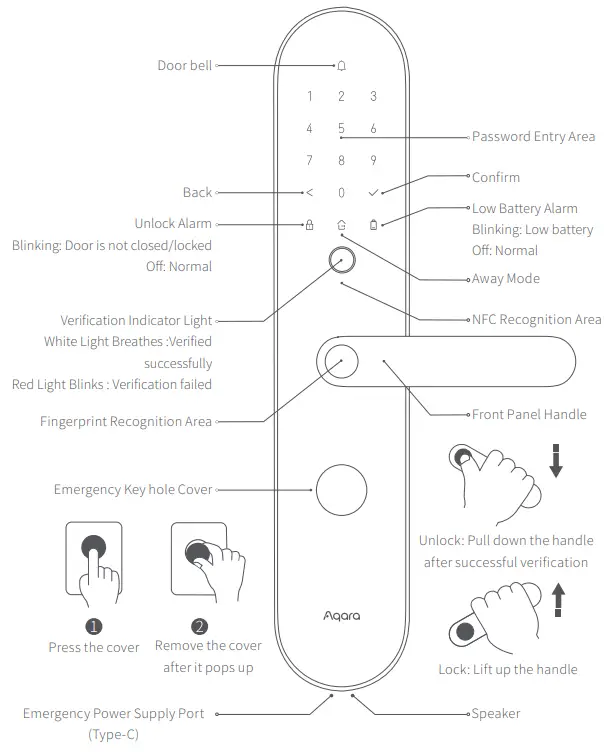 Aqara N100 Smart Door Lock -