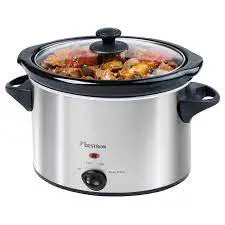 bESTRON ASC350 Stainless Steel Slow Cooker 3.5L 180W