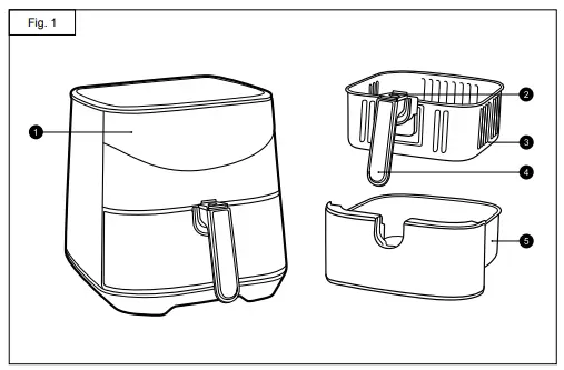 BOURGINI 18.2141.00.00 Health Fryer Plus 4.0L-1.0KG-fig2