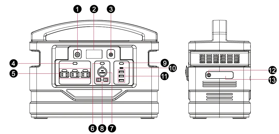 PULSAR PPS1000 1000 Watt Power Station with Push Button Start Battery 2