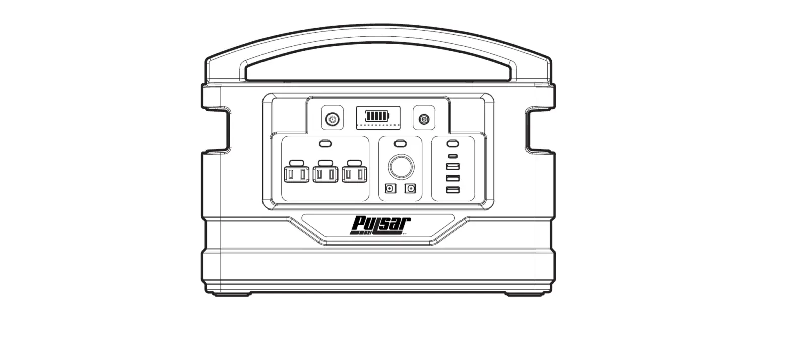 Pulsar Pps1000 1000 Watt Power Station With Push Button Start Battery User Manual Pulsar Pps1000 1000 Watt Power Station With Push Button Start Battery User Manual