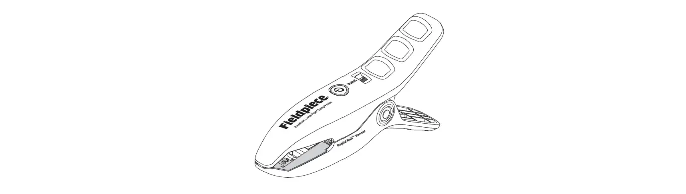 Fieldpiece Jl3lc Job Link System Premium Large Pipe Clamp Probe User Manual