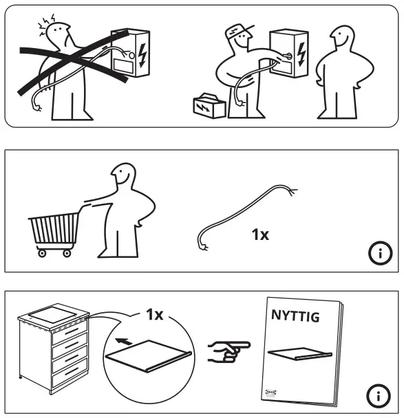 IKEA HOGKLASSIG Hob Instruction 2