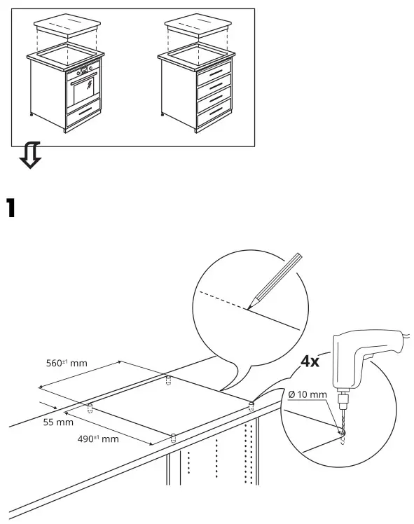 IKEA HOGKLASSIG Hob Instruction 4