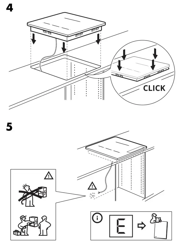 IKEA HOGKLASSIG Hob Instruction 6