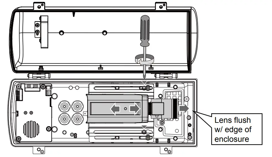 Adjust the camera's position