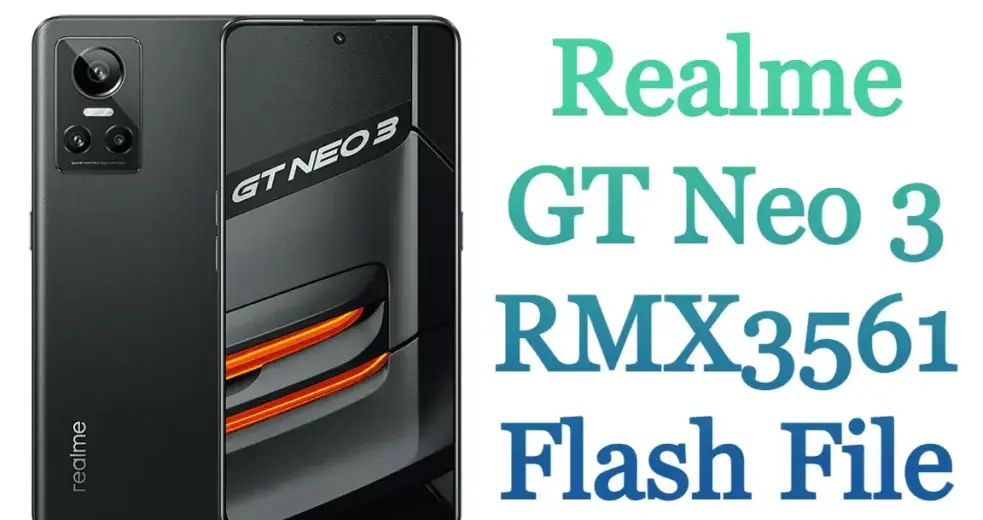 Realme Rmx3561 Gt Neo 3 5g Smartphone User Manual