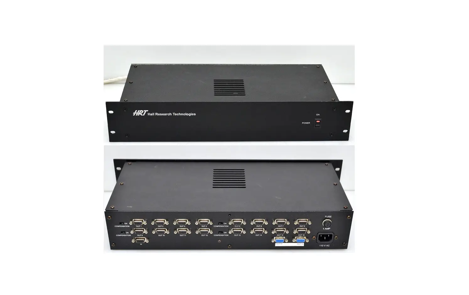Hall Technologies 1800-ra 18 Channel Vga Video Splitter Or Distribution Amplifier User Manual