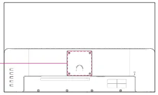 HANNspree HS322UPB LCD Monitor - WALL MOUNTING THE MONITOR