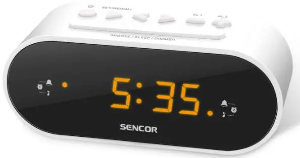SENCOR-SRC-1100-LED-ALARM-CLOCK-RADIO-