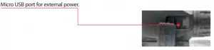 Micro USB port