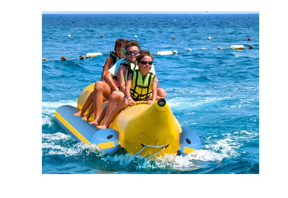 Serenelife Slbbfl4 4 Person Recreational Inflatable Banana Boat User Guide
