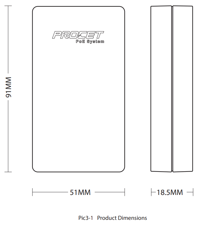 PROCET PT PTC D AT Ethernet Adaptor - 4