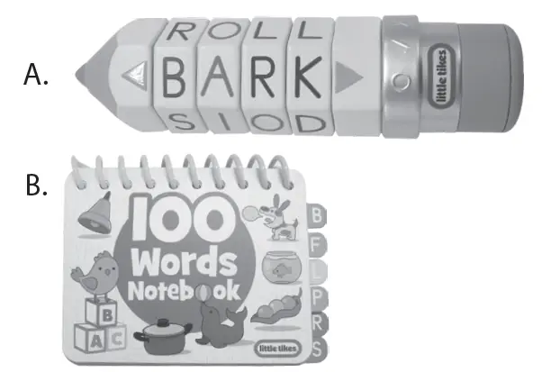 little tikes 659607 100 Words Spell and Spin Pencil FIG 1