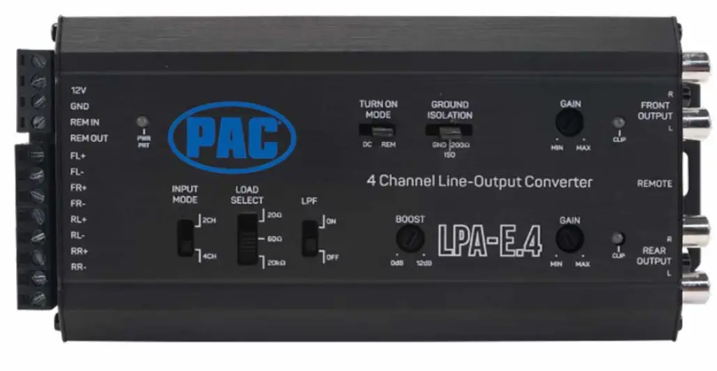 PAC-audio LPA-E4 Active Line Output Converter product - Copy