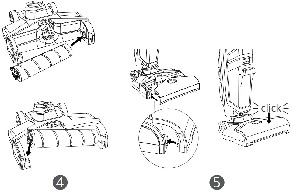Clean the Rolling Brush