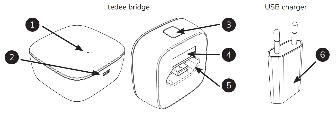 tedee TBV1 0 Set + Smart Bridge Cylinder - Fig 3